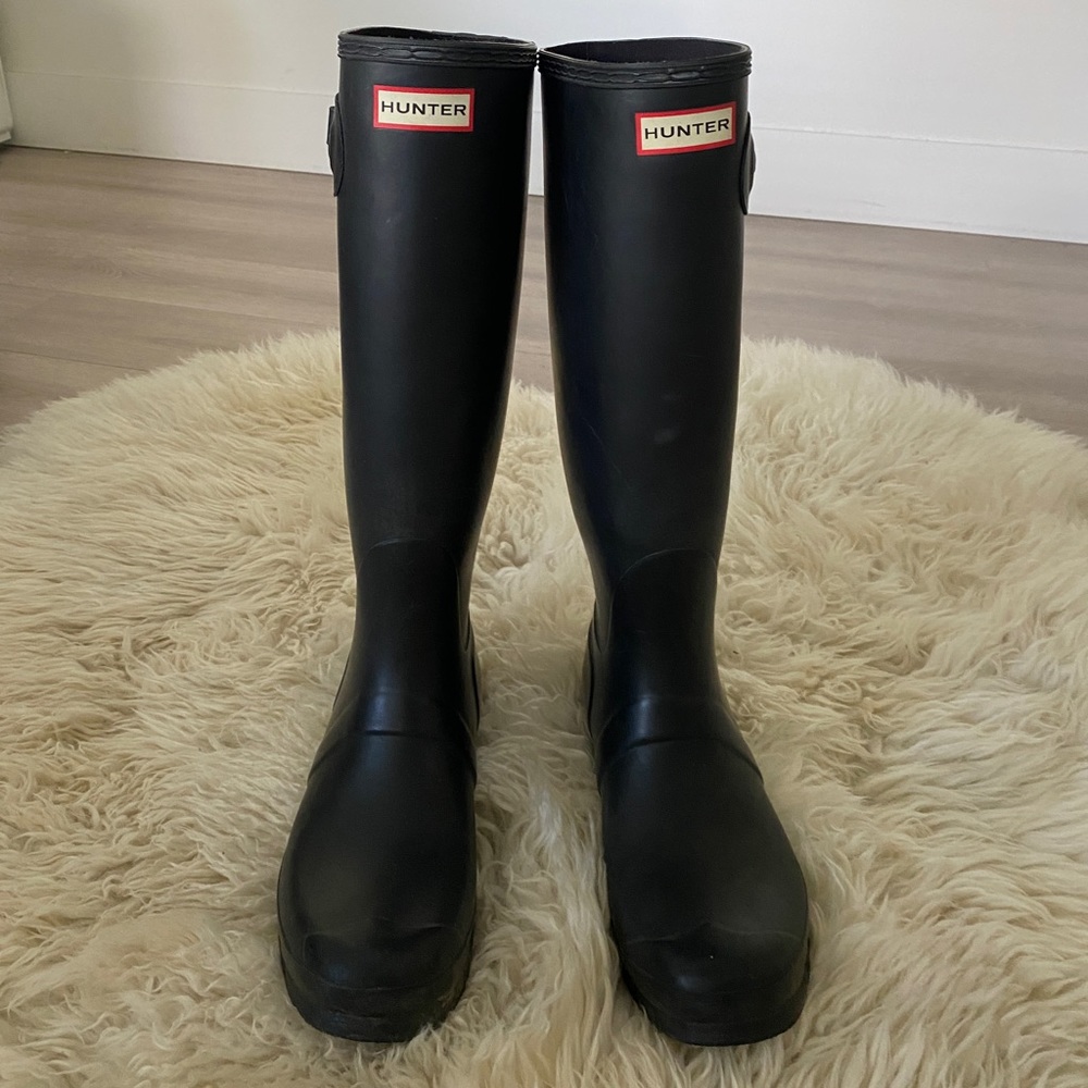 Tall Hunter rain boots